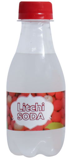 Litchi Soda carbonated drink
